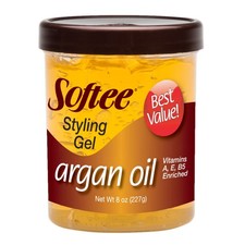 Softee Styling Gel Argan Oil 8 Oz Case of 6