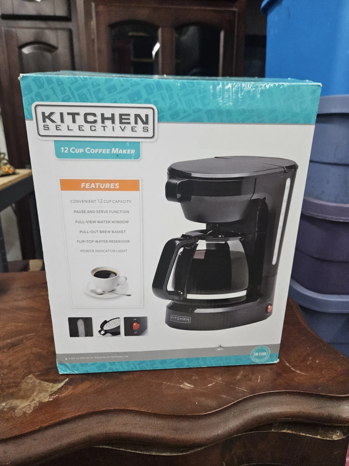 NEW Kitchen Selectives 12 Cup Coffee Maker JAVA DELIGHT PRICE IS RIGHT EASY BREW