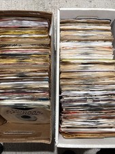 16 Vintage 45 RPM Records Lot 7 Singles Rock Pop Soul Country VG VG Mystery