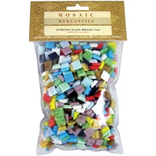 Diamond Tech Vitreous Glass Mosaic Tiles 1lb-Assorted