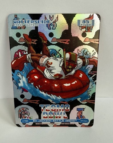 2026 Bo Jackson Battle Arena Tecmo Bowl Watterslide Helmets Battlefoil Ice