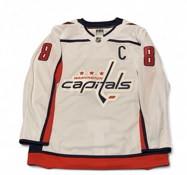 Fanatics Premium Washington Capitals Away White Ovechkin Jersey