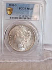1881-S $1 Morgan Silver Dollar PCGS MS63