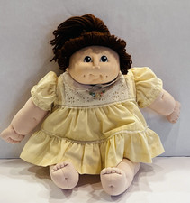Lindo muñeco bebé vintage MN Thomas años 80 juguete repollo parche clon cuerpo suave BIN42