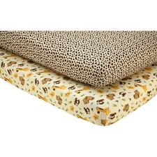 Little Bedding by NoJo - Jungle Dreams 2pk Crib Sheet