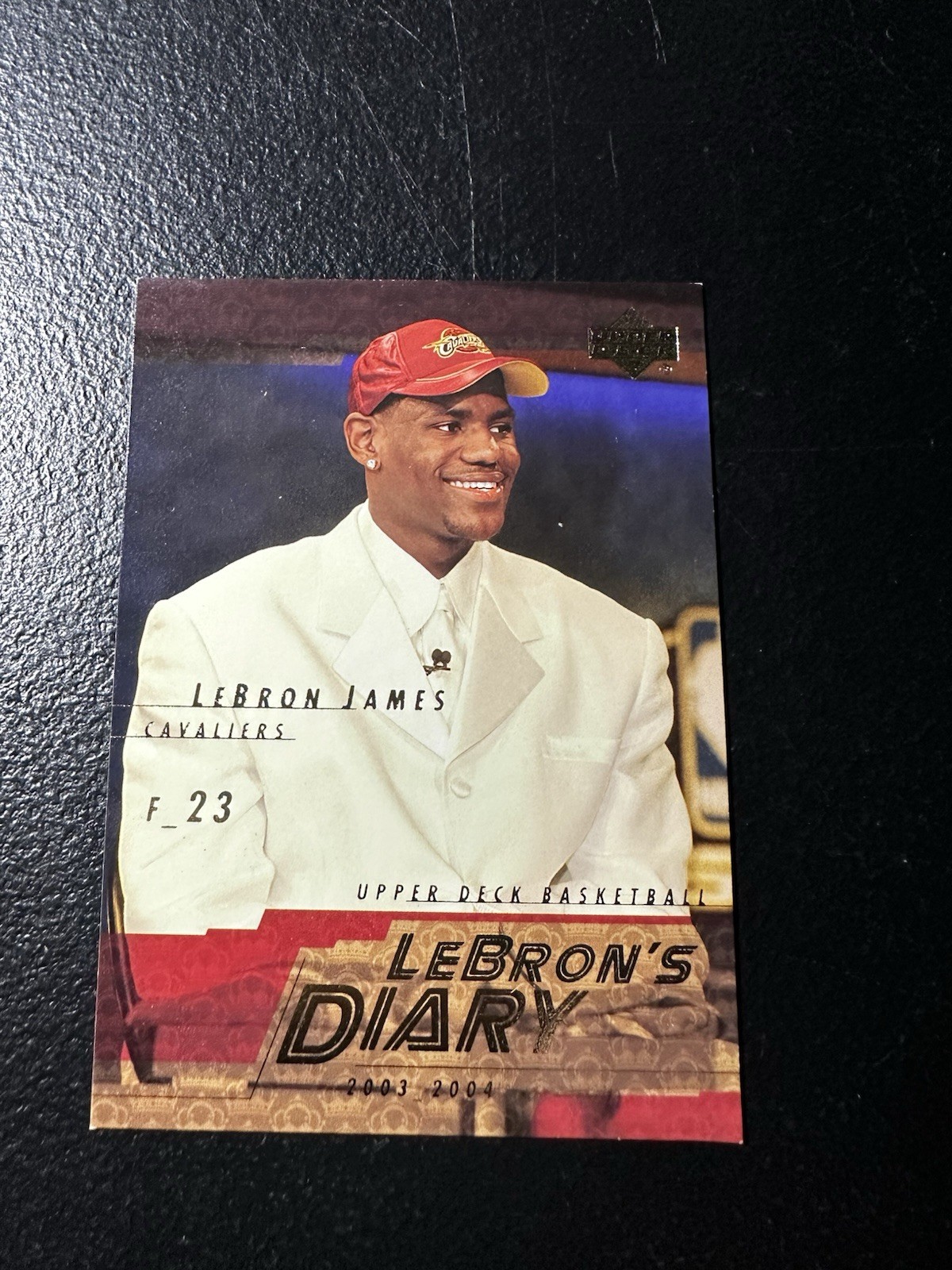 Upper Deck 2003-04 LeBron's Rookie Diary LJ5 LeBron James Cavaliers Insert