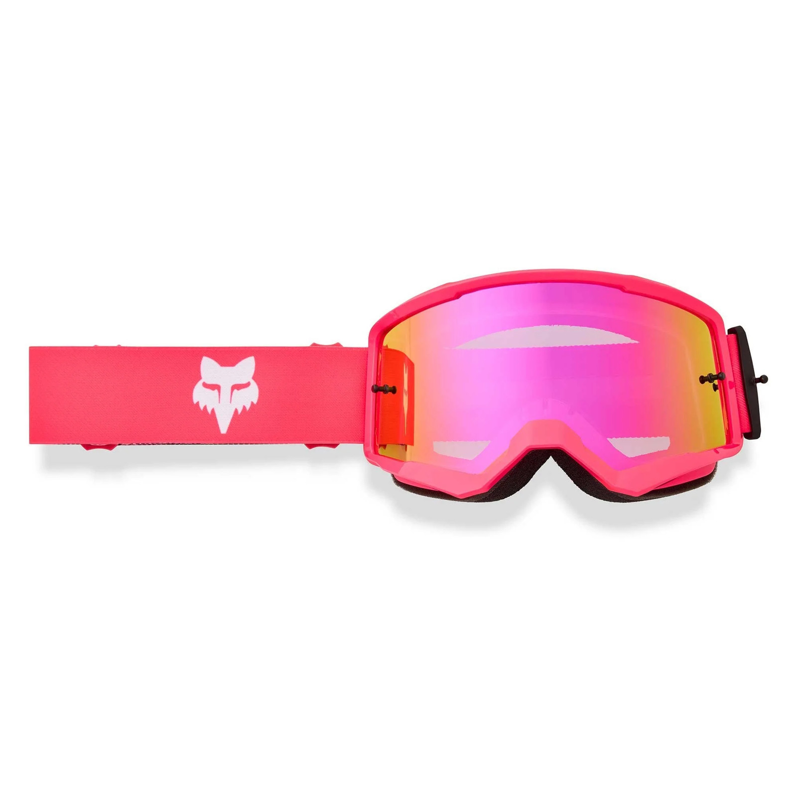 FOX Racing MX | MTB Goggles - MAIN V3 CORE (Fluo Pink) Mirror Pink Lens