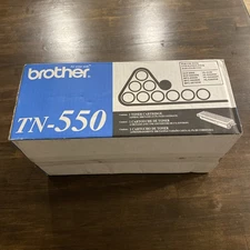 GENUINE Brother TN-550 Black Toner Cartridge - New Sealed box