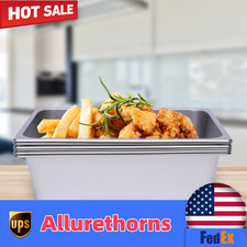 6pcs Stainless Steel 6" Deep Steam Table Pans Catering Restaurant Buffet Pan