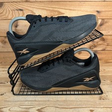 Reebok Trainers Womens Size UK 4 Nano X1 Grit Black Sepia Crossfit Hyrox Shoes