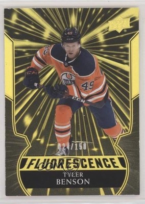 2020-21 Upper Deck Fluorescence Gold 24/150 Tyler Benson #F-9 Rookie RC 0c8j