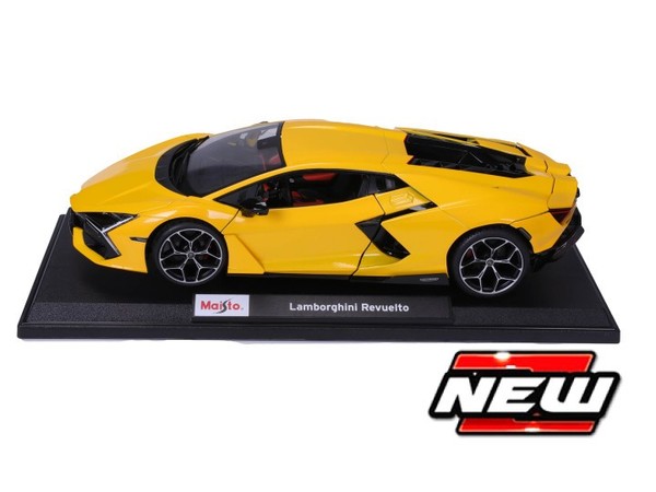 Maisto 1/18 Lamborghini 74X Revolto Yellow Statisches Modell Diecast-image