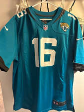 Nike Jacksonville Jaguars Trevor Lawrence 16 On Field Jersey Men's L Teal