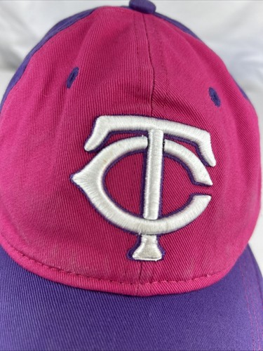 New Era 9Twenty MLB Minnesota Twins Purple/Pink Kid's Strapback Hat - Youth size - Afbeelding 2 van 8