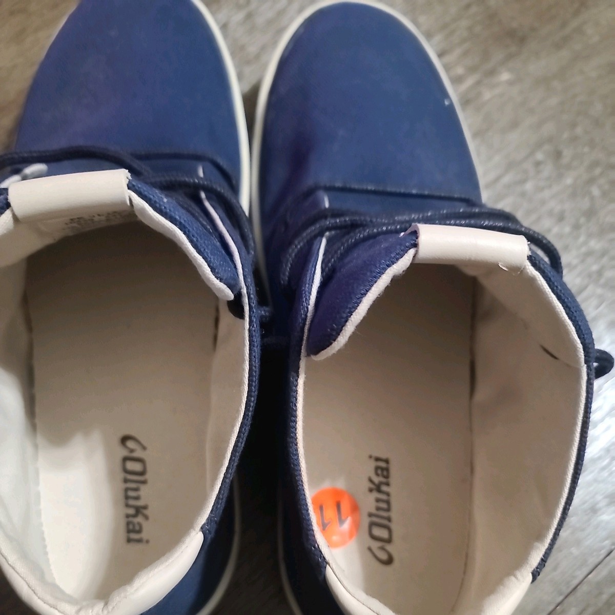 OluKai Papaku Men’s Navy Blue Canvas Chukka Boots Size 10.5 NEW Amazon.com | OLUKAI Mens Papaku Chukka Boots Dark Wood/Dark  main image 4
