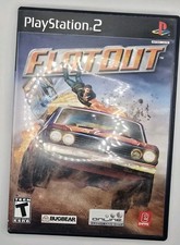 FlatOut - Sony PlayStation 2 PS2 - CIB w/ Manual - Tested Working 