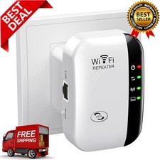 WiFi Ra  ge Exte der Repeater, 300Mbps Wireless Router Signal Booster Amplifier