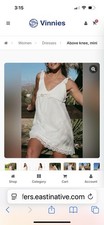 Show Me Your Mumu Camila Mini Dress Ivory Crochet Lace Sleeveless Sz L NEW Boho