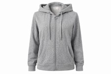 Primark Cares Grey Zip Up Hoodie Women  s Medium M Casual Everyday