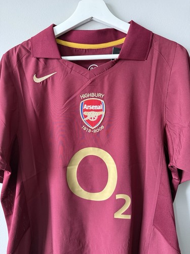 Thierry Henry Arsenal Soccer Team New Men’s Retro Vintage Soccer Jersey - Size L - 第 2/6 張圖片
