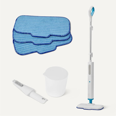 Steam Mop for All Sealed Hard Floors - Heats up in 30 Seconds