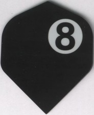 8 BALL Dart Flights: 3 per set