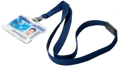 10 DURABLE Textilband SOFT COLOURS, blau
