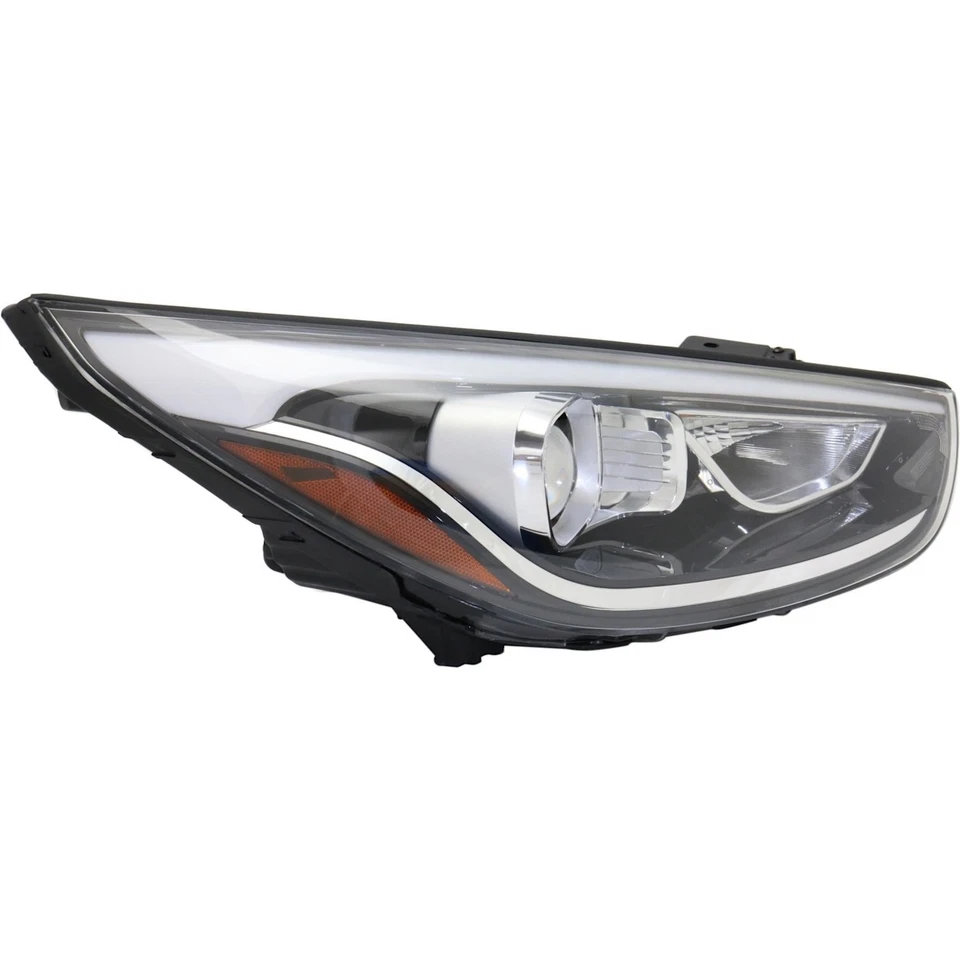 Driver & Passenger Side Headlights For Hyundai Tucson 2014-2015 Halogen w/ Bulbs Foto 3 de 4