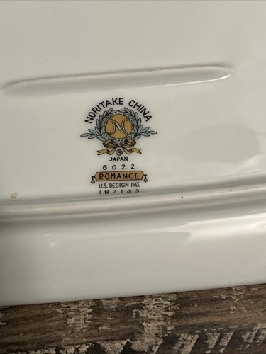 Noritake China Romance Rectangle Butter Dish #6022 - Picture 5 of 5