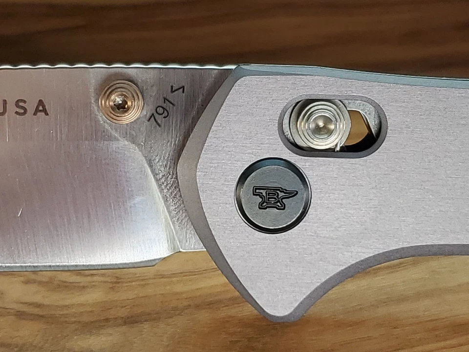 Buck Range Elite W/ Grey Aluminum Handle Scales & MagnaCut Folding Pocket Knife - Image 3 of 4