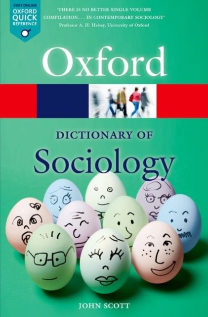 A Dictionary of Sociology by John  Scott (Paperback Book)