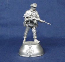 Chas C. Stadden Pewter Royal Scots British Army Soldier with SLR Assault Rifle