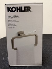 Kohler R35739-BN Mavera Towel Ring, Brushed Nickel