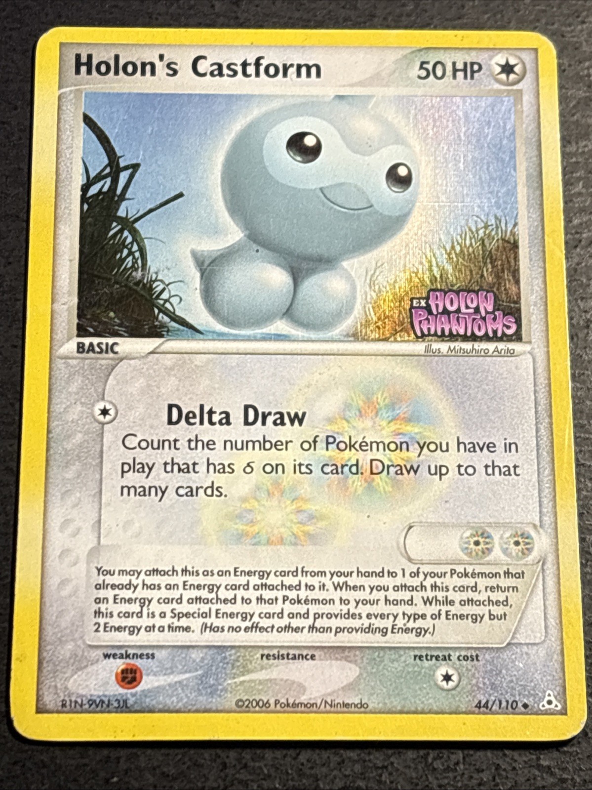 Holon’s Castform 44/110 Pokemon TCG Holon Phantoms Reverse STAMPED Holo Foil MP