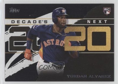 2020 Topps Decades Next Black 162/299 Yordan Alvarez #DN-4 h3a
