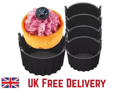 4x Silicone Egg Poacher Poaching Pods Pan Poached Cups Moulds For Kitchen UK