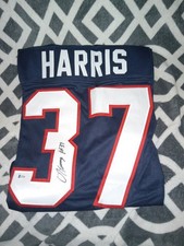 Damien Harris Hand Signed Football Jersey  - New England Patriots
