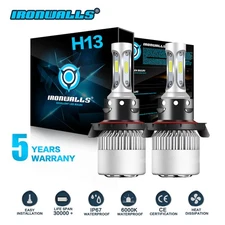 H13 9008 LED Headlight Kit for Ford F150 2004-2014 F250 F350 Super Duty 05-2019