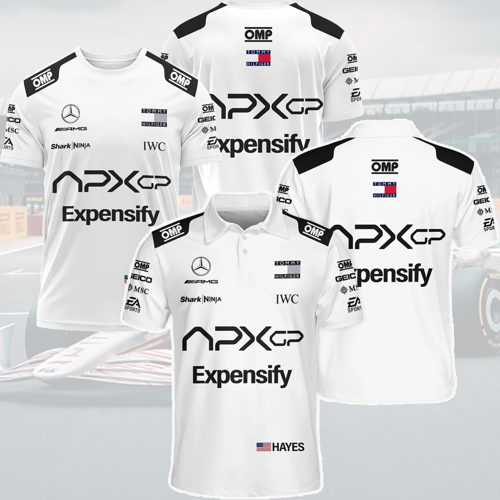 2025 White Version For Racing Fan Exclusive, F1 Racing Expensify For Fans