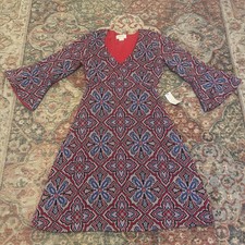 Anthropologie Maeve Barrie Sweater Dress Size XS Knit Bell Sleeve Boho NWT $148!