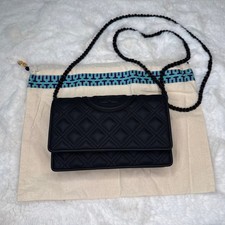 TORY BURCH-Fleming Matte Crossbody Clutch-Black-Brand New-100% Authentic