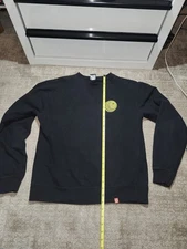 Spitfire Wheels Crewneck Sweatshirt Size Medium M Black