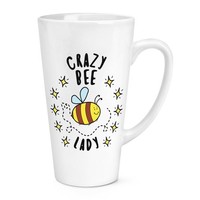 VerrüCkte Biene Damen Stars 483Ml Groß Latte Becher Tasse Tiere Spass Mutter Tag