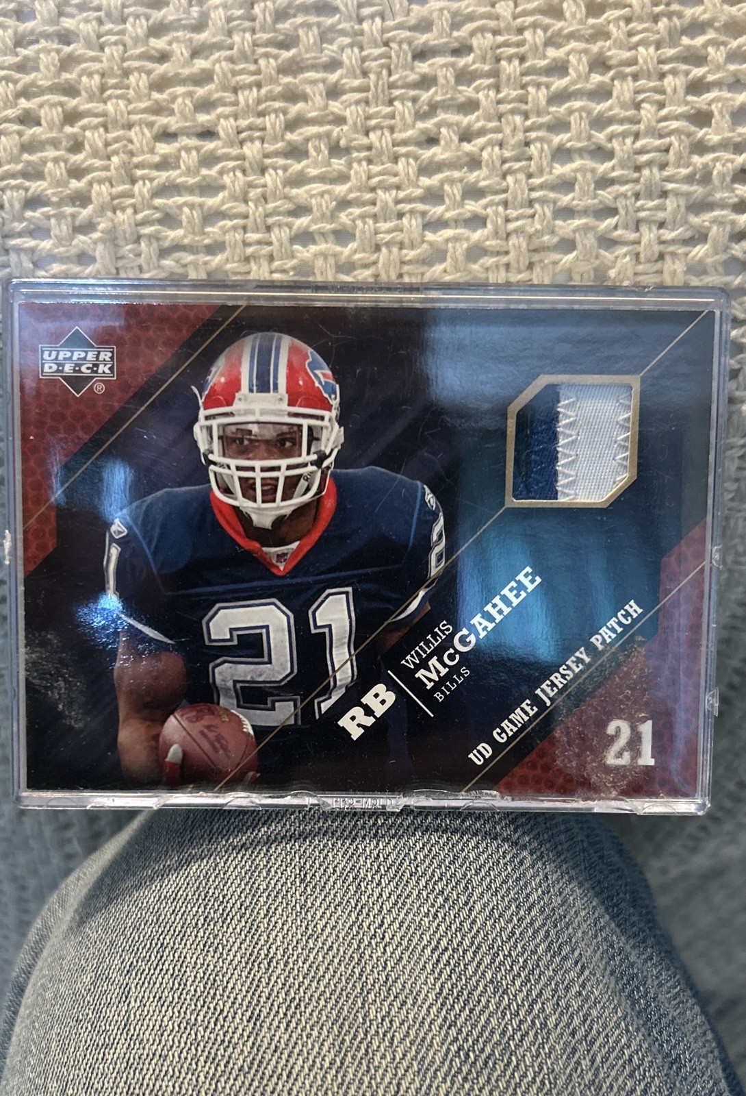 2005 Upper Deck - Ud Game Jerseys Willis McGahee #GJP-WM Patches (MEM)