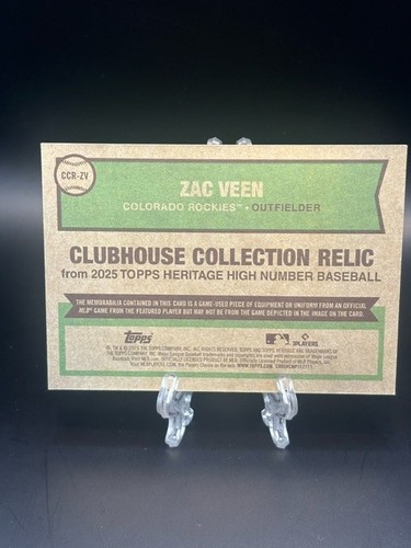 Topps Heritage Clubhouse Collection Memorabilia/Relic Cards - You Pick Upd 2/7 - Afbeelding 101 van 111