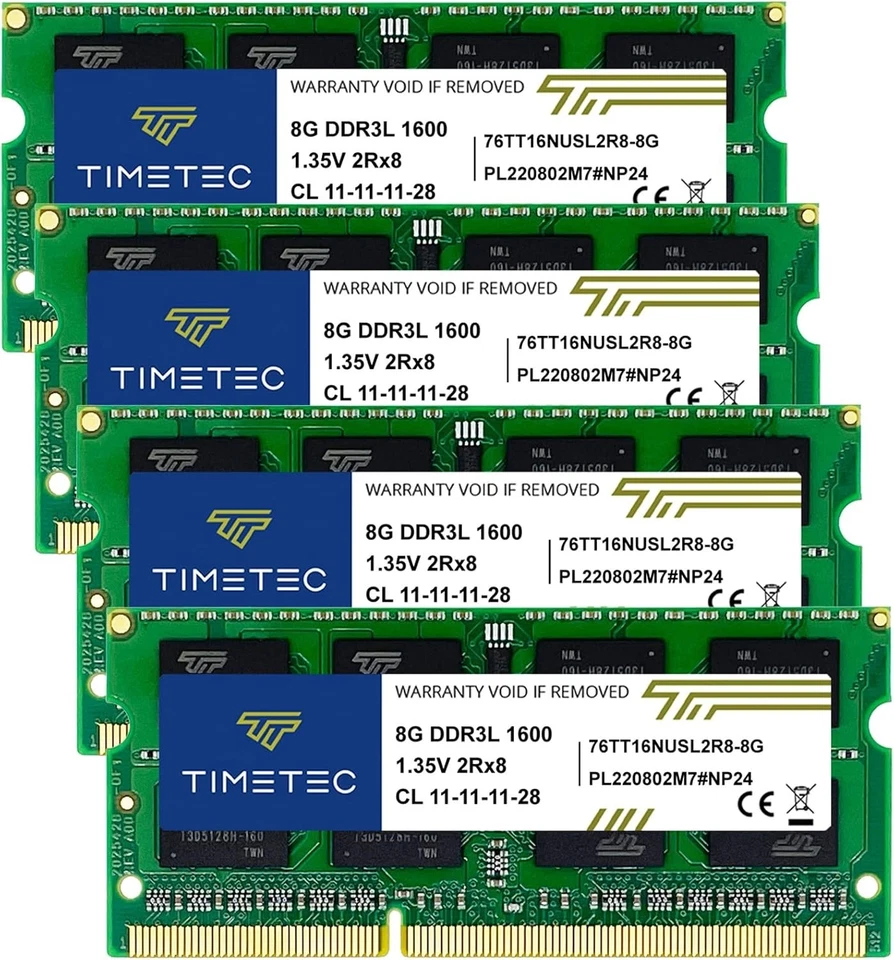 32GB DDR3 RAM Module Kit (4x8GB) Unbuffered SODIMM - Image 3 of 4