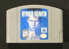 Hybrid Heaven (Nintendo 64, N64, 1999, Konami) Authentic & Tested Cartridge