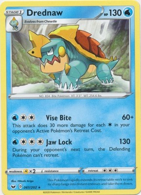 Drednaw - 061/202 - Rare - Moderately Played