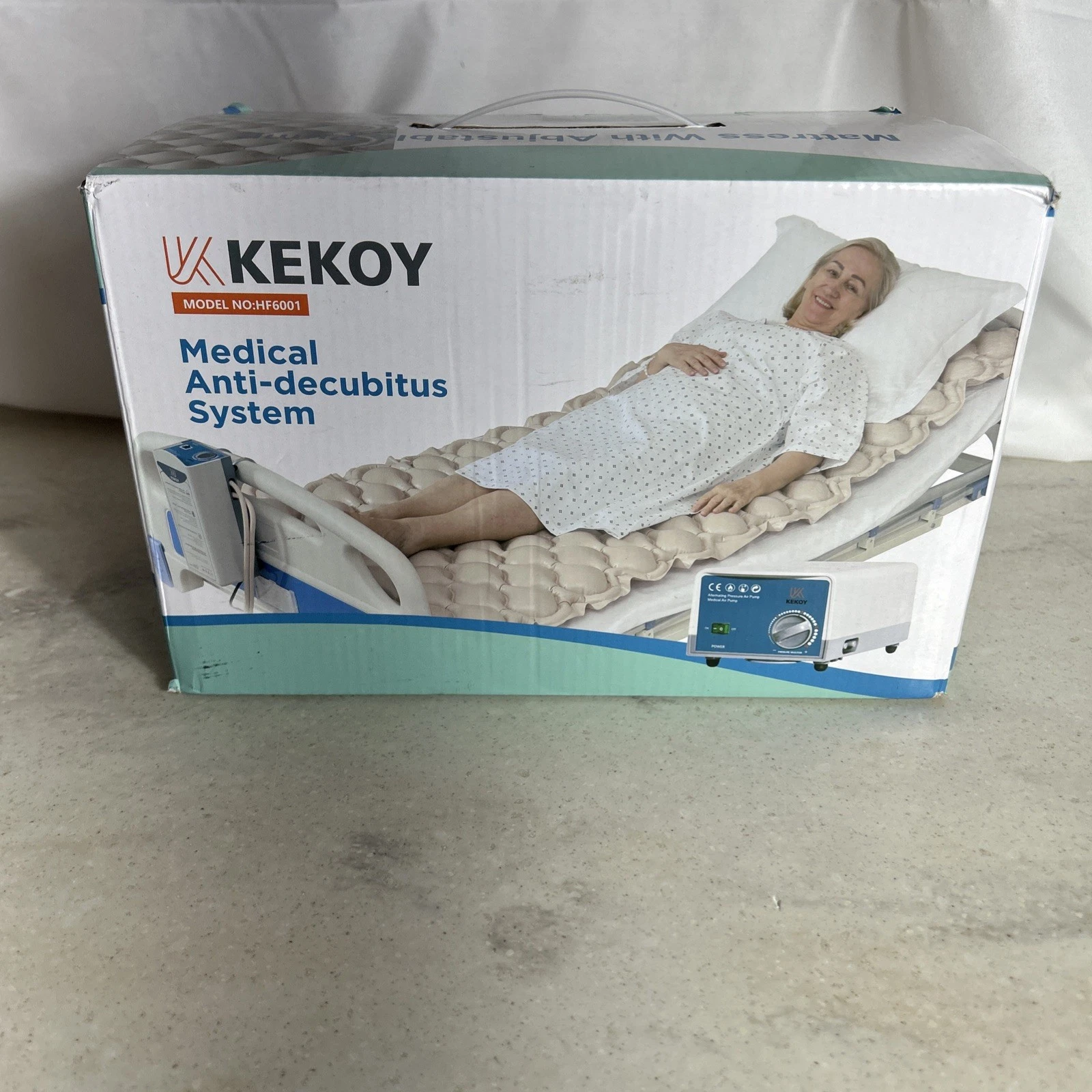 Kekoy Alternating Air Pressure Mattress Pad Beige Waterproof