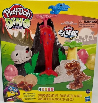 Play-Doh Dino Crew The Dino Island Slime Volcano Lava Playset Hasbro